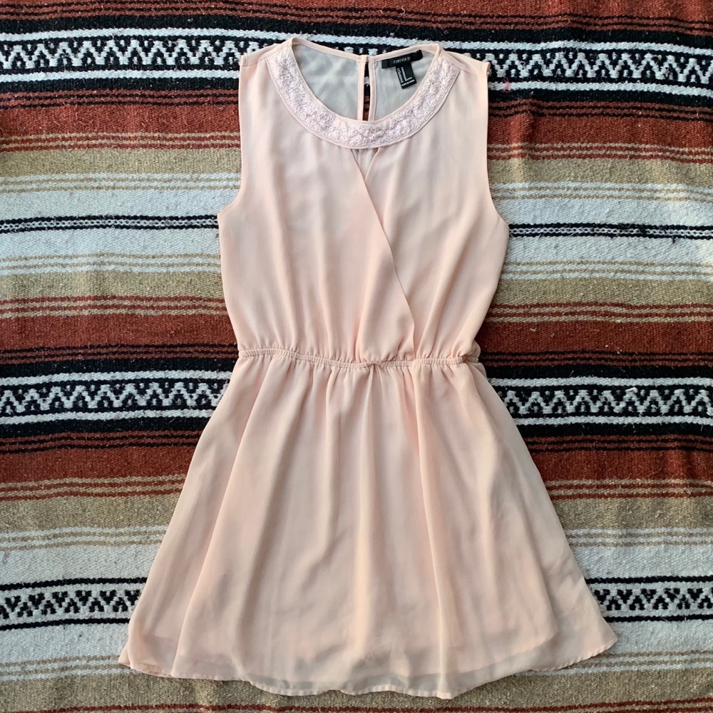 Sheer Blush Dress